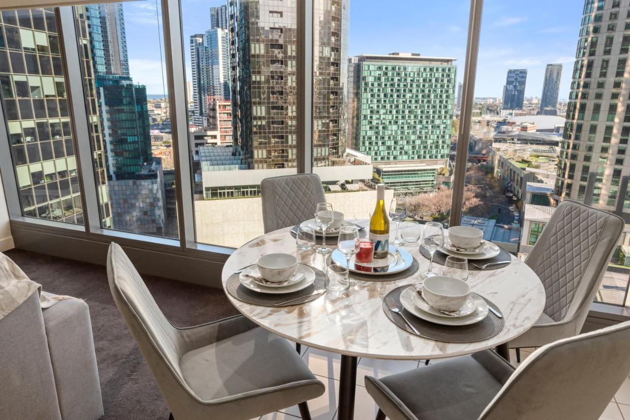 Sophisticated Designer Condo W River & City Views Melbourne Buitenkant foto