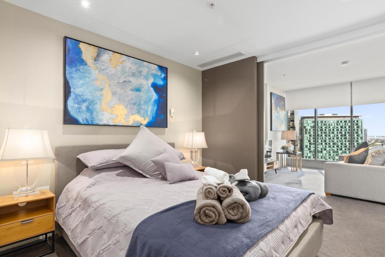 Sophisticated Designer Condo W River & City Views Melbourne Buitenkant foto