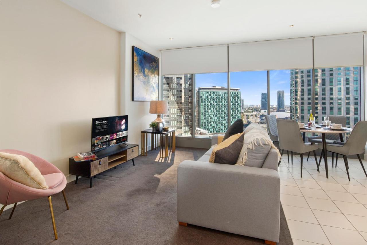 Sophisticated Designer Condo W River & City Views Melbourne Buitenkant foto