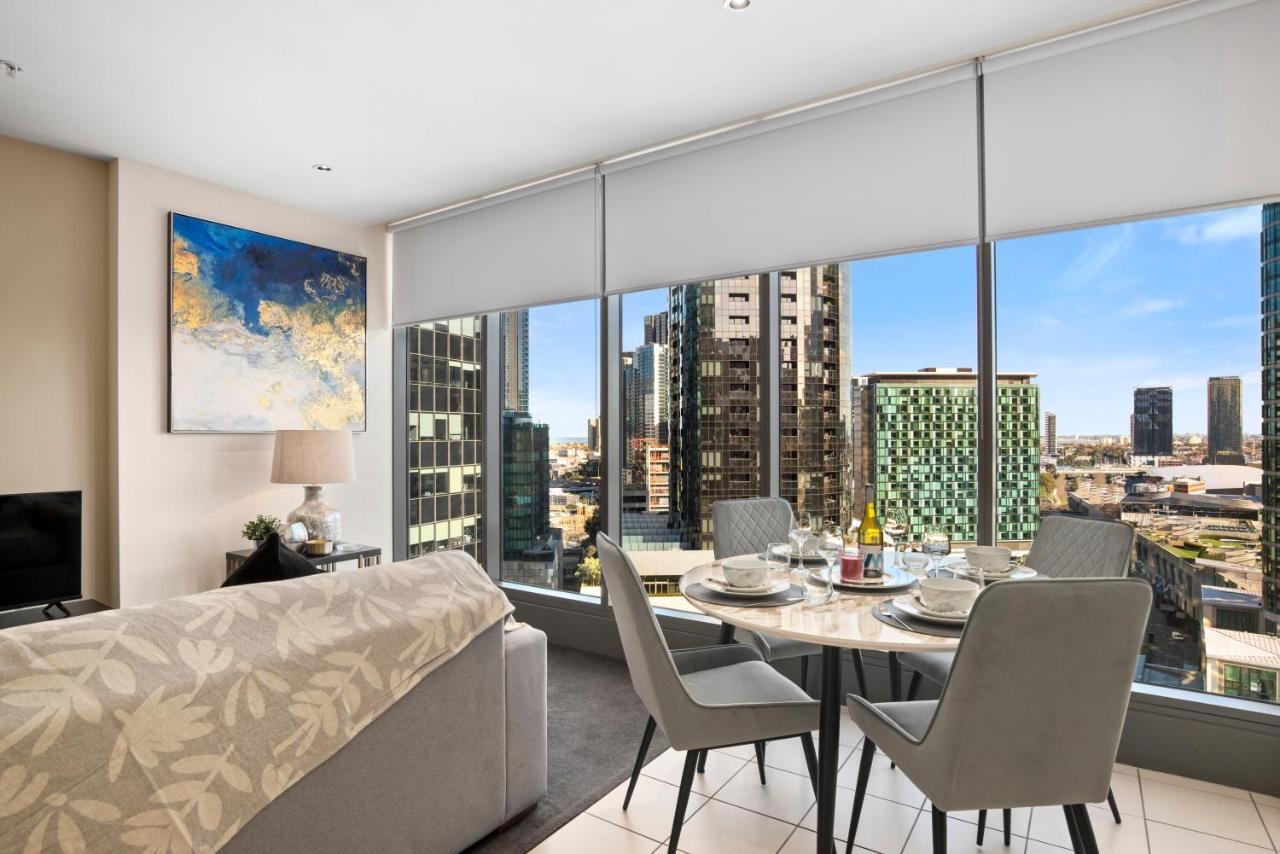 Sophisticated Designer Condo W River & City Views Melbourne Buitenkant foto
