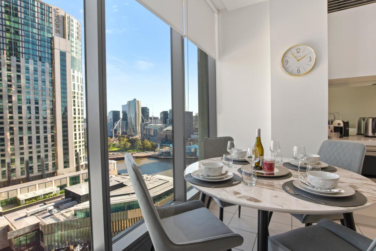 Sophisticated Designer Condo W River & City Views Melbourne Buitenkant foto